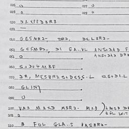 Eastern questionnaire, answ...