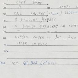 Eastern questionnaire, answ...