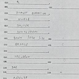 Eastern questionnaire, answ...