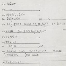 Eastern questionnaire, answ...