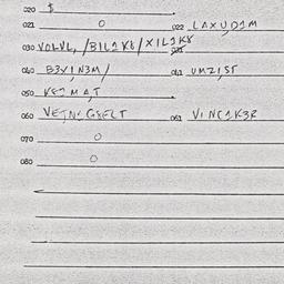Eastern questionnaire, answ...