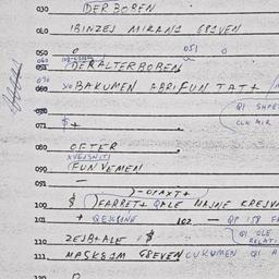 Eastern questionnaire, answ...