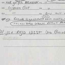 Eastern questionnaire, answ...