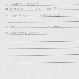 Eastern questionnaire, answ...