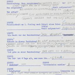 Western questionnaire, answ...