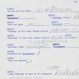 Western questionnaire, answ...