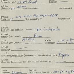 Western questionnaire, answ...