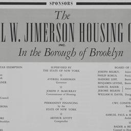 Earl W. Jimerson Apartments...