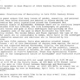 Announcements, 2004-04-15. ...