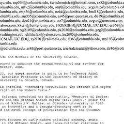 Announcements, 2005-04-22. ...