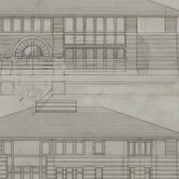Working drawing #4: East, w...