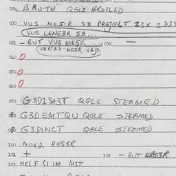 Eastern questionnaire, answ...