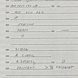 Eastern questionnaire, answ...
