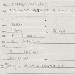Eastern questionnaire, answ...