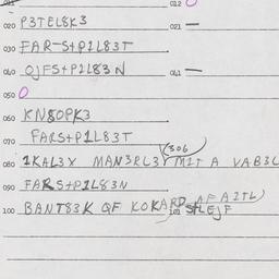 Eastern questionnaire, answ...