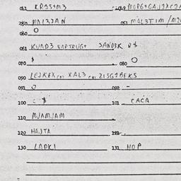 Eastern questionnaire, answ...