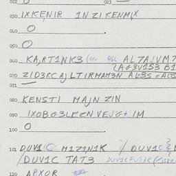 Eastern questionnaire, answ...