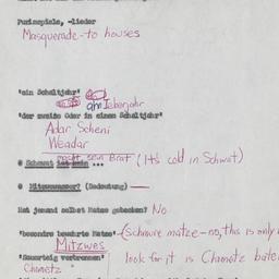 Western questionnaire, answ...
