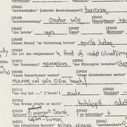 Western questionnaire, answ...