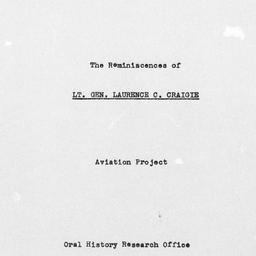 Reminiscences of Laurence C...