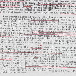 Letter to Reverend John And...