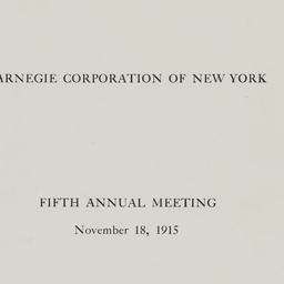 Board Meeting, 11/18/1915