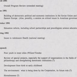 Agenda Committee