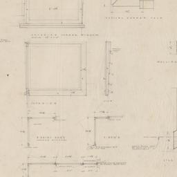 Working drawing: Window det...