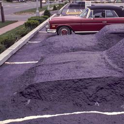 Submerged cars.