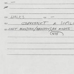 Eastern questionnaire, answ...