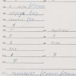 Eastern questionnaire, answ...