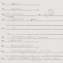 Eastern questionnaire, answ...
