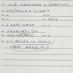 Eastern questionnaire, answ...