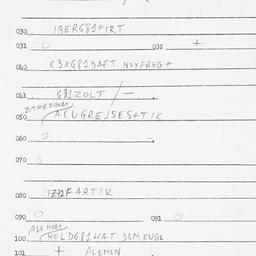 Eastern questionnaire, answ...