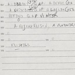 Eastern questionnaire, answ...