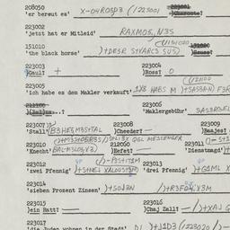 Western questionnaire, answ...
