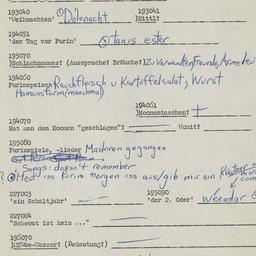Western questionnaire, answ...