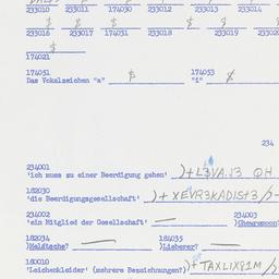 Western questionnaire, answ...