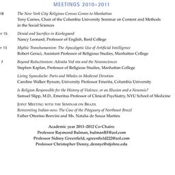 Schedules, Studies in Relig...