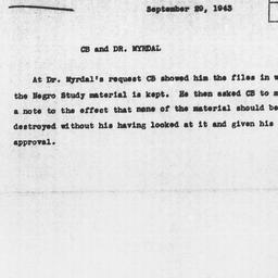 Memorandum from Constance B...