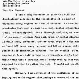 Letter from Benjamin Malzbe...