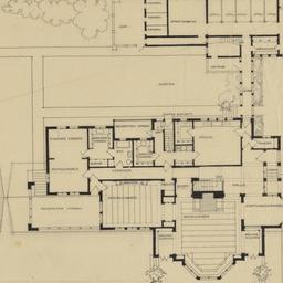 First, second floor plans