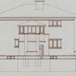 Entrance elevation