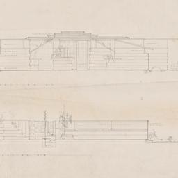 Two interior elevations