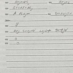Eastern questionnaire, answ...