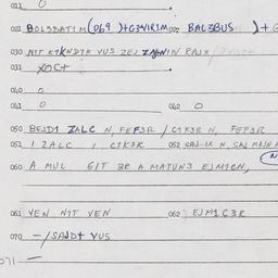 Eastern questionnaire, answ...