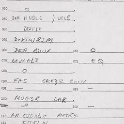 Eastern questionnaire, answ...