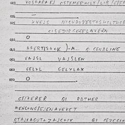 Eastern questionnaire, answ...