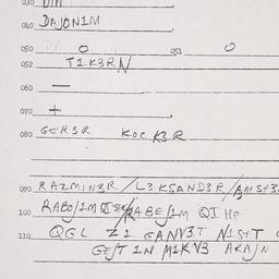 Eastern questionnaire, answ...
