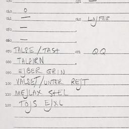 Eastern questionnaire, answ...